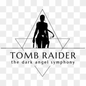 Tomb Raider Black And White, HD Png Download - dark angel png