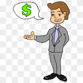 Salesman, Salesperson, Sales Person, Business - Salesperson Cartoon, HD Png Download - salesman png