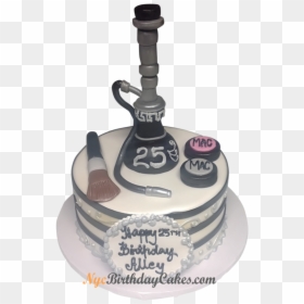 Transparent Birthday Cake - Hookah Themed Cake, HD Png Download - funnel cake png