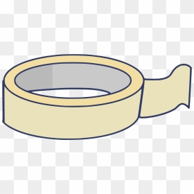 Line,circle,adhesive Tape - Sticky Tape Clip Art, HD Png Download - tape vector png