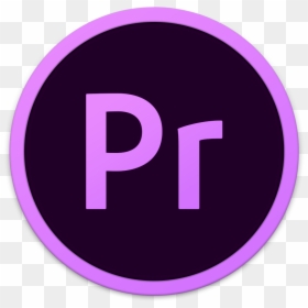 Adobe Pr Icon - Premiere Pro Logo Circle, HD Png Download - admin icon png