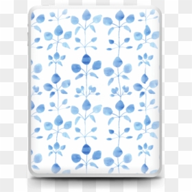 Flores Azules Vinilo Ipad - Fundas Iphone Xr Azul, HD Png Download - flores azules png