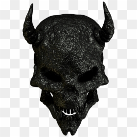 Skull Bone Head - Transparent Demon Skull Png, Png Download - demon skull png