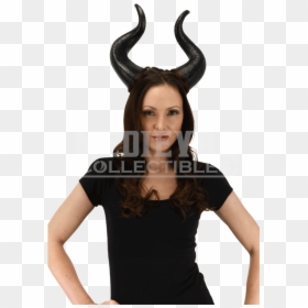 Disney Maleficent Deluxe Horns - Maleficent Horns, HD Png Download - maleficent silhouette png