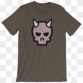 "demon Skull - T-shirt, HD Png Download - demon skull png