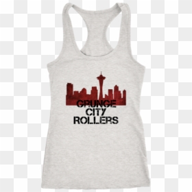 Grunge City Rollers Black Logo Racerback Tank - Every Woman Is A Wonder Woman, HD Png Download - black grunge png