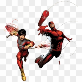 Daredevil & Shang Chi - Shang Chi Marvel Png, Transparent Png - daredevil comic png