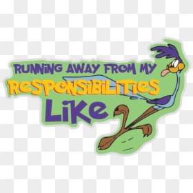 Cartoon, HD Png Download - running away png