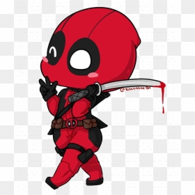 Deadpool Daredevil Spider-man Youtube Drawing Chibi - Deadpool Chibi Drawing, HD Png Download - daredevil comic png