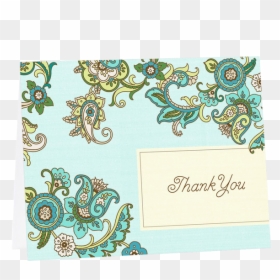 Blue And Green Pasiley Clip Art Boarder, HD Png Download - paisley border png