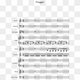 Alto Sax You Are Beautiful Sheets, HD Png Download - frogger png
