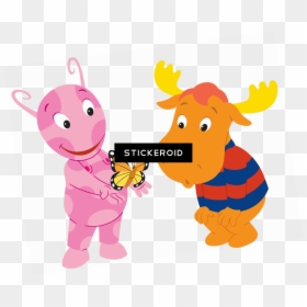 Tyrone Chasing Butterfly - Backyardigans Sports, HD Png Download - backyardigans png