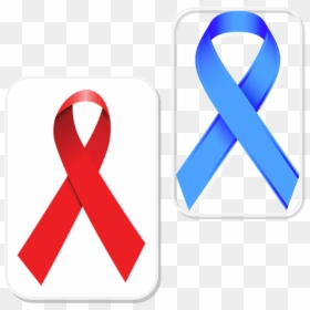 Bullying & Red Ribbon Week - Blue Cancer Ribbon Png, Transparent Png - red ribbon week png