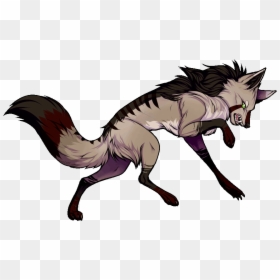Wolves Transparent Mythical Clip Art Free - Transparent Anime Wolf Gif, HD Png Download - mystical png