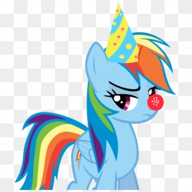 Clown Clipart Rainbow - Rainbow Dash Birthday Game, HD Png Download - rainbow dash cutie mark png