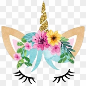 Unicorn Horn With Flowers, HD Png Download - mystical png