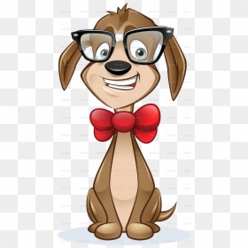 Cute Nerdy Dog, HD Png Download - nerds png