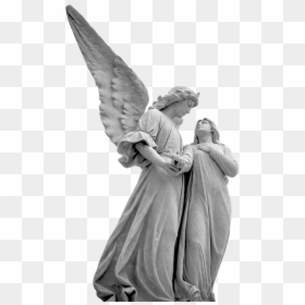 Angel, Girl, Wing, Feeling, Pretty, Figure, Mystical - Angel Statue, HD Png Download - mystical png