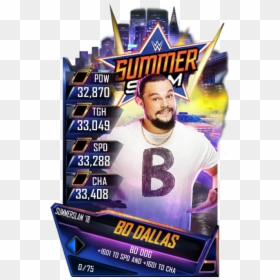 Wwe Supercard Summerslam 18 Cards, HD Png Download - bo dallas png