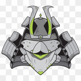 Transparent Samurai Mask Png - Cartoon, Png Download - monster hunter generations logo png