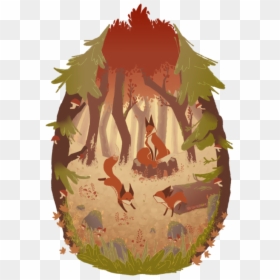 Transparent Art Png Tumblr - Tree In The First Day Of Fall Drawing, Png Download - summer png tumblr