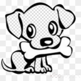 Easy Puppy Clipart Cute Dog Drawing Transparent Cartoon - Cute Dogs Easy To Draw, HD Png Download - cute cartoon png