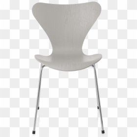 Series 7 Chair Arne Jacobsen Nine Grey Coloured Ash - Series 7 Fritz Hansen Beech, HD Png Download - white chair png