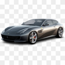Grey Ferrari Gtc4 Lusso Car Png Image - Ferrari Gtc4 Lusso V12, Transparent Png - parked car png