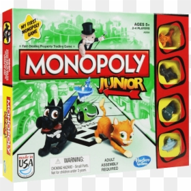 Monopoly Junior Rules, HD Png Download - monopoly pieces png