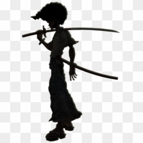 Larg3 - Afro Samurai Transparent, HD Png Download - afro samurai png