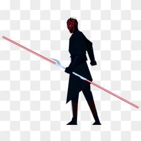 Day Of Drawing The Battlefront Darth Maul Starwarsbattlefront - Darth Maul Lightsaber Drawing, HD Png Download - darth vader face png