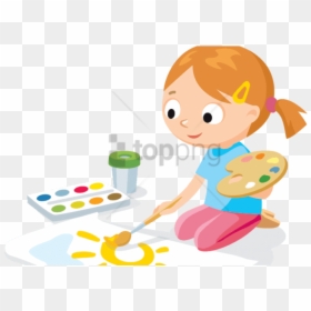 Paint Clipart Png - Kid Painting Clipart, Transparent Png - painting clipart png