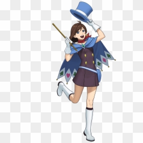 Pwaa Spirit Of Justice Trucy Art - Ace Attorney Trucy, HD Png Download - phoenix wright objection png