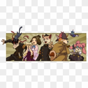 Img 01 - Ace Attorney Sherlock Hound, HD Png Download - phoenix wright objection png