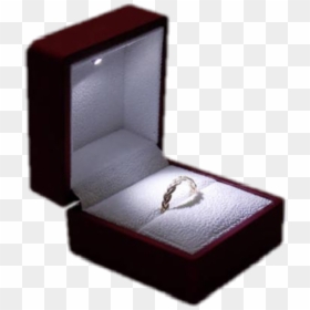 Transparent Ring Box Png - Wedding Ring Proposal Box, Png Download - the ring png