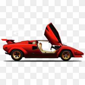 Lamborghini Countach, HD Png Download - lamborghini countach png