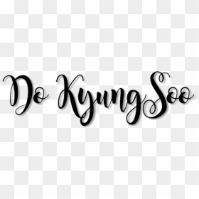 O #text Name #exo #do Kyungsoo - Do Kyungsoo Name, HD Png Download - kyungsoo png