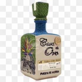 Cava De Oro 2019 Ceramic Edition Extra Anejo Tequila - Glass Bottle, HD Png Download - agave plant png