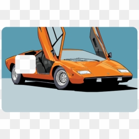 Lamborghini, HD Png Download - lamborghini countach png