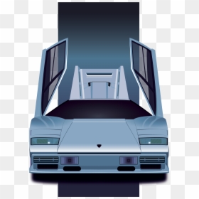 Lamborghini Countach, HD Png Download - lamborghini countach png