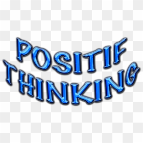 Positive, Mind, Thinking, Blue, Design, Creative - Electric Blue, HD Png Download - thinking emoji hand png