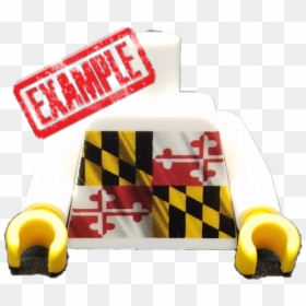 Minifigure Torso Custom Print Service Both Side , Png - Maryland Flag, Transparent Png - torso png