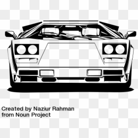 Portfolio - Lamborghini Countach, HD Png Download - lamborghini countach png