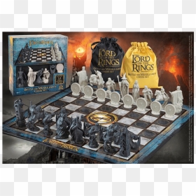 Lord Of The Rings Chess Set Battle, HD Png Download - queen chess piece png