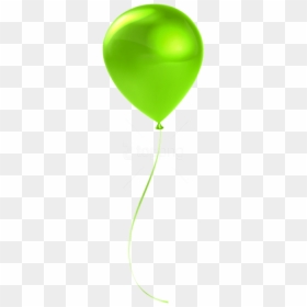 Green Balloons Png - Transparent Background A Single Balloon, Png Download - green balloons png