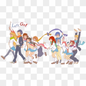 Nisekoi All Characters, HD Png Download - nisekoi png