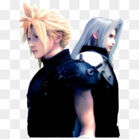 Final Fantasy 7 Remake Cloud And Sephiroth, HD Png Download - final fantasy cloud png