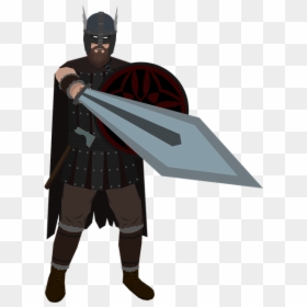 The Vikings, Sword, Fight, Armor, Shield, Warrior, - Cape, HD Png Download - viking axe png