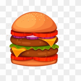 Burger Png Image Free Vector - Portable Network Graphics, Transparent Png - hamburger vector png