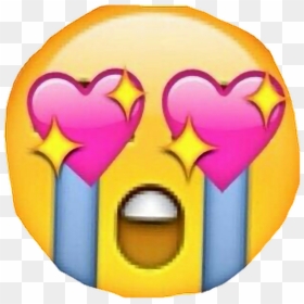 #emoji #heart #tears #bynisha #pink #tumblr #overlays - Taken Emojis, HD Png Download - tears emoji png